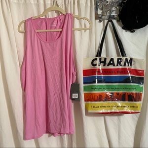 Tek Gear pink workout top